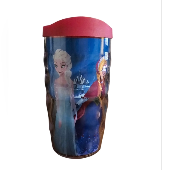 tervis Other - Disney Frozen Tervis 10oz Tumbler – Elsa,‎ Anna & Olaf Design with Pink Lid